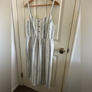 Linen striped Dress, Old Navy